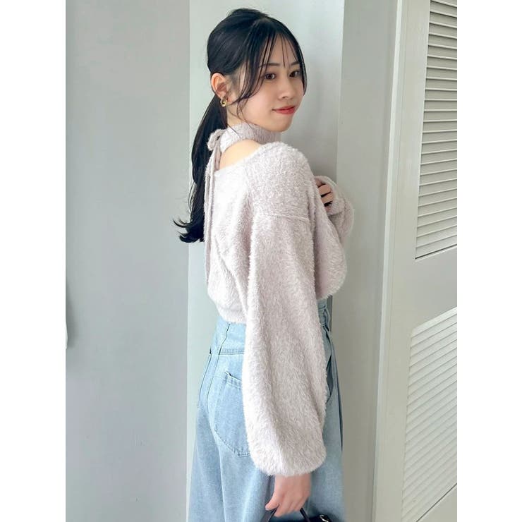 ミニシャギーニットボレロ | dazzlin | 詳細画像27 