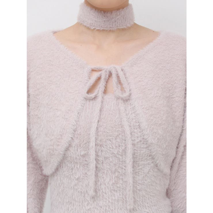 ミニシャギーニットボレロ | dazzlin | 詳細画像32 