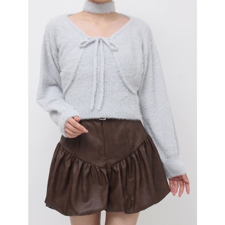 ミニシャギーニットボレロ | dazzlin | 詳細画像42 