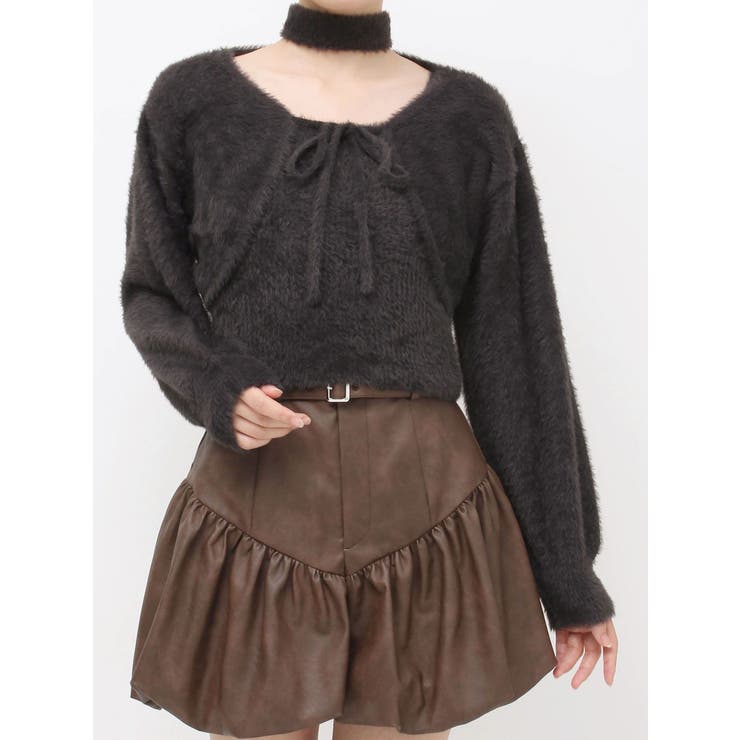 ミニシャギーニットボレロ | dazzlin | 詳細画像43 