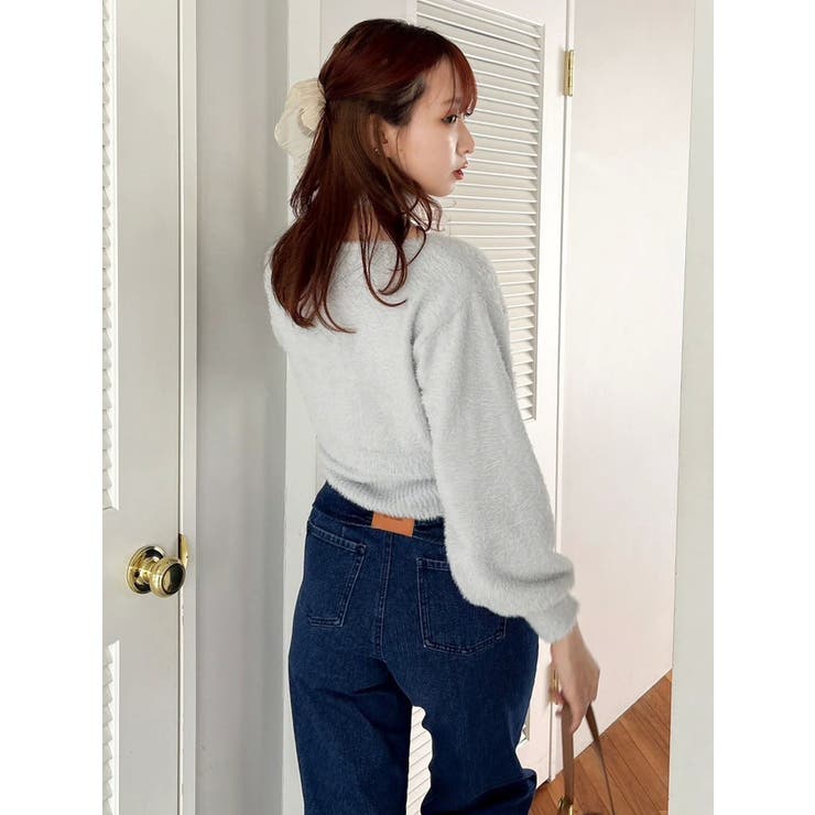 ミニシャギーニットボレロ | dazzlin | 詳細画像7 