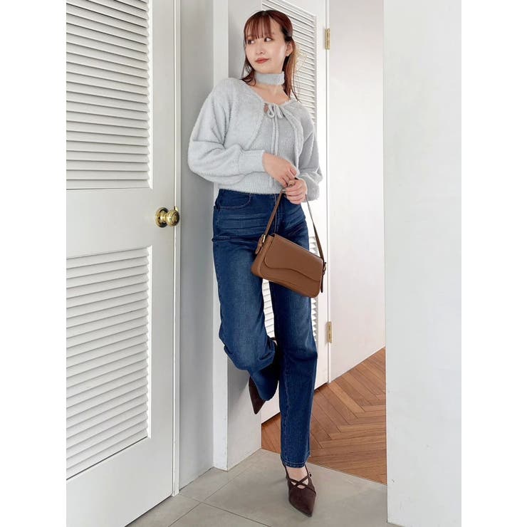 ミニシャギーニットボレロ | dazzlin | 詳細画像9 