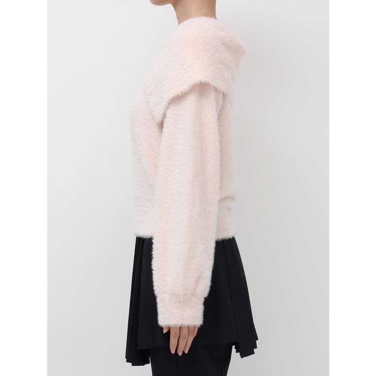 2WAYミニシャギーオフショルニット | dazzlin | 詳細画像36 