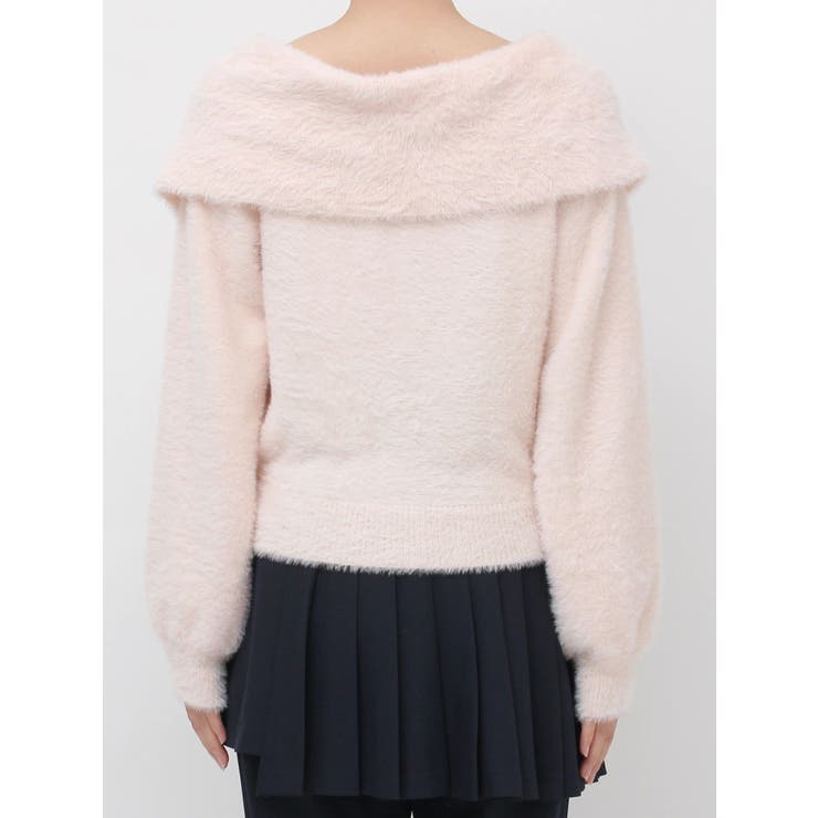 2WAYミニシャギーオフショルニット | dazzlin | 詳細画像37 