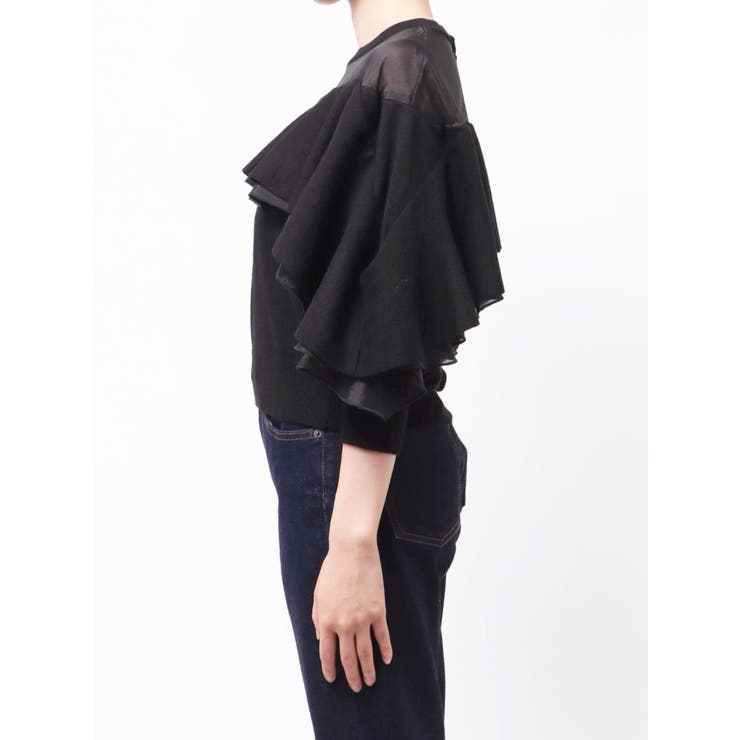 ヨークシアーフリルニットトップス | dazzlin | 詳細画像11 