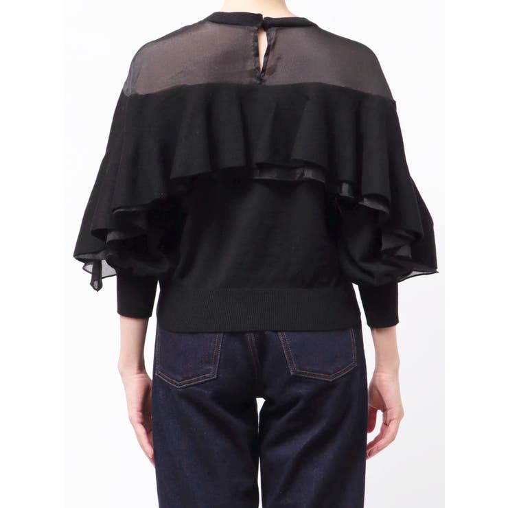 ヨークシアーフリルニットトップス | dazzlin | 詳細画像12 