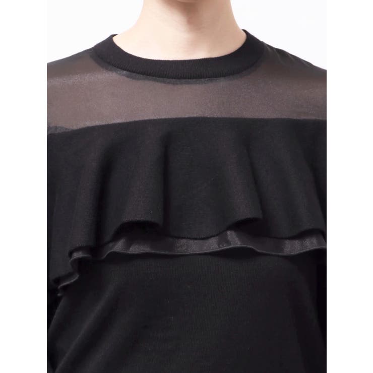 ヨークシアーフリルニットトップス | dazzlin | 詳細画像13 