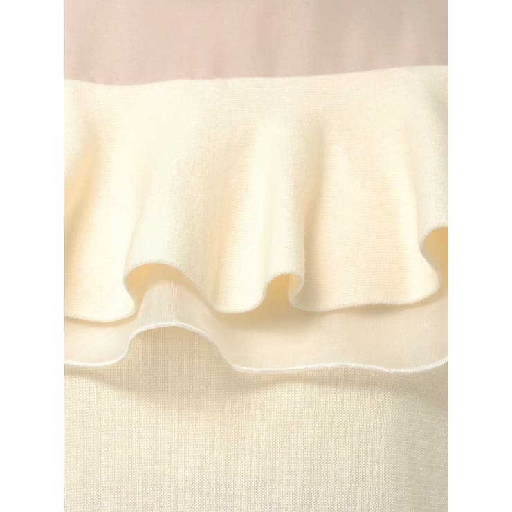 ヨークシアーフリルニットトップス | dazzlin | 詳細画像18 