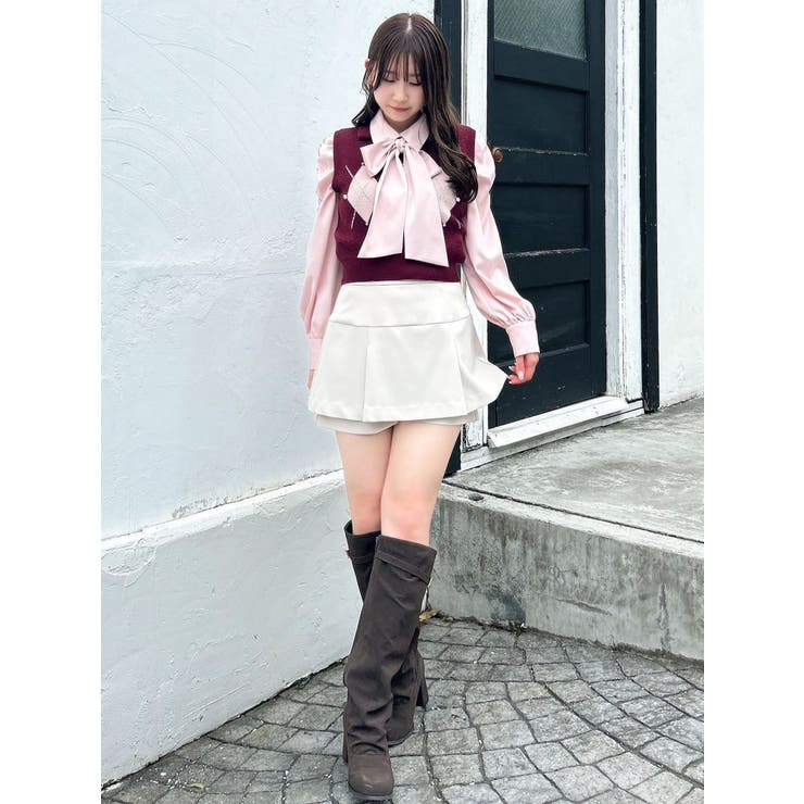 アーガイルニットトップス | dazzlin | 詳細画像33 