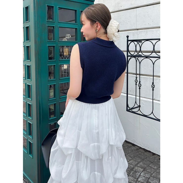 アーガイルニットトップス | dazzlin | 詳細画像40 