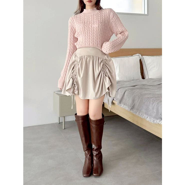 ケーブルレタリングニット | dazzlin | 詳細画像19 