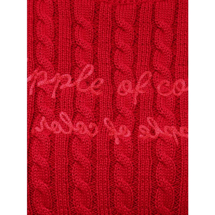 ケーブルレタリングニット | dazzlin | 詳細画像38 