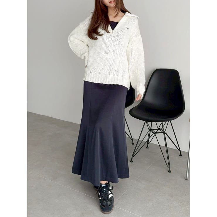 ローゲージジッププルオーバー | dazzlin | 詳細画像11 