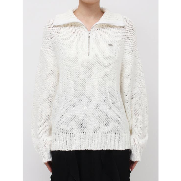 ローゲージジッププルオーバー | dazzlin | 詳細画像26 