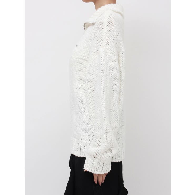 ローゲージジッププルオーバー | dazzlin | 詳細画像27 