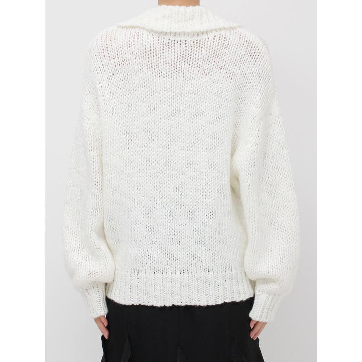 ローゲージジッププルオーバー | dazzlin | 詳細画像28 