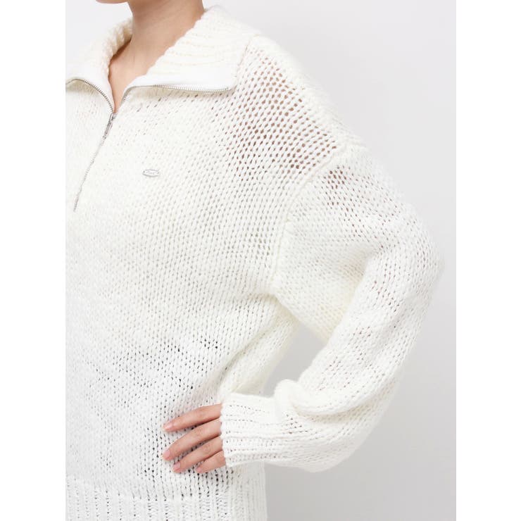 ローゲージジッププルオーバー | dazzlin | 詳細画像30 