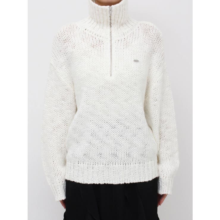 ローゲージジッププルオーバー | dazzlin | 詳細画像33 