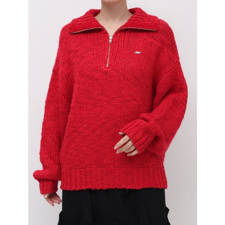 ローゲージジッププルオーバー | dazzlin | 詳細画像38 