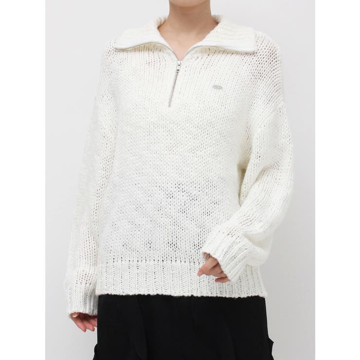 ローゲージジッププルオーバー | dazzlin | 詳細画像40 