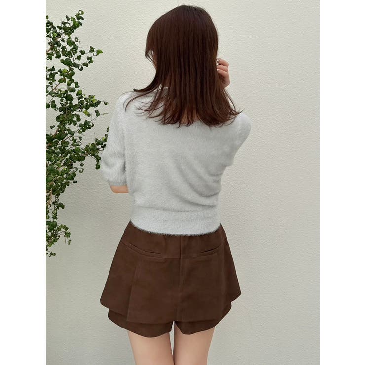 2wayシャギーハーフスリーブトップス | dazzlin | 詳細画像16 