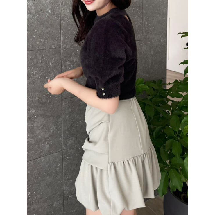 2wayシャギーハーフスリーブトップス | dazzlin | 詳細画像20 