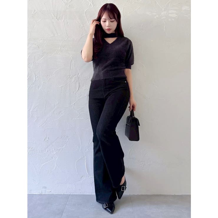 2wayシャギーハーフスリーブトップス | dazzlin | 詳細画像32 