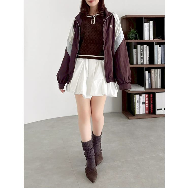 【FILA別注】セーラーカラーラインニットプルオーバー | dazzlin | 詳細画像17 