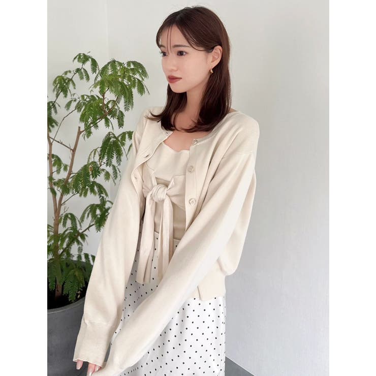 片結びニットビスチェ | dazzlin | 詳細画像17 