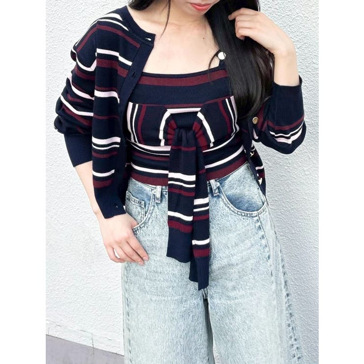 片結びニットビスチェ | dazzlin | 詳細画像21 