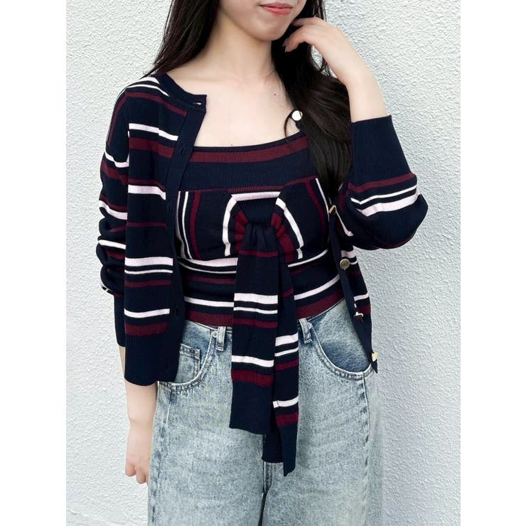 片結びニットビスチェ | dazzlin | 詳細画像22 