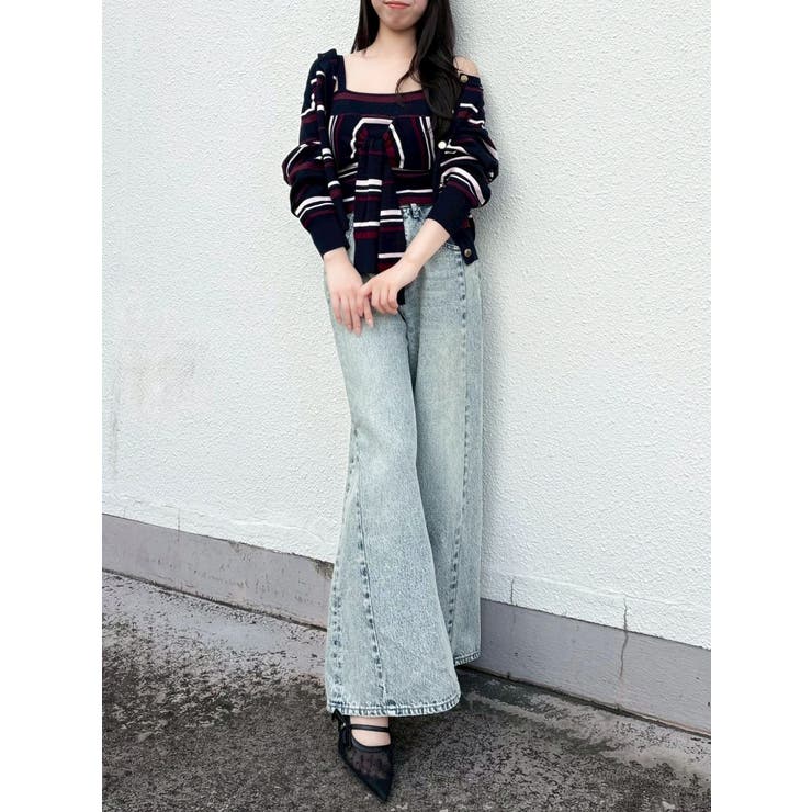 片結びニットビスチェ | dazzlin | 詳細画像24 