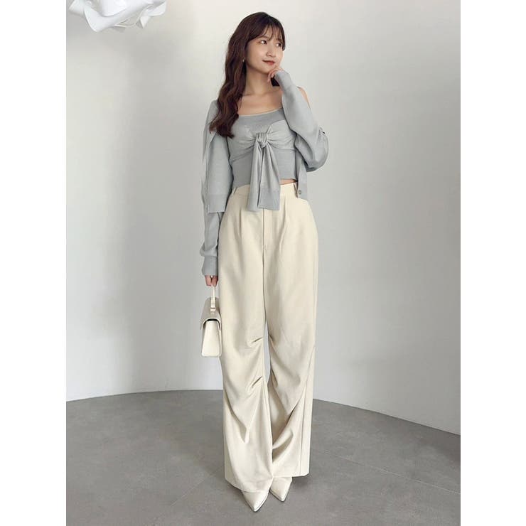 片結びニットビスチェ | dazzlin | 詳細画像9 