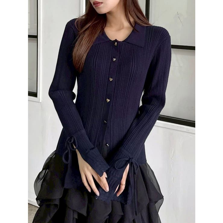 アイレットスリーブニットトップス | dazzlin | 詳細画像11 