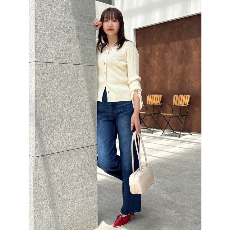 アイレットスリーブニットトップス | dazzlin | 詳細画像14 