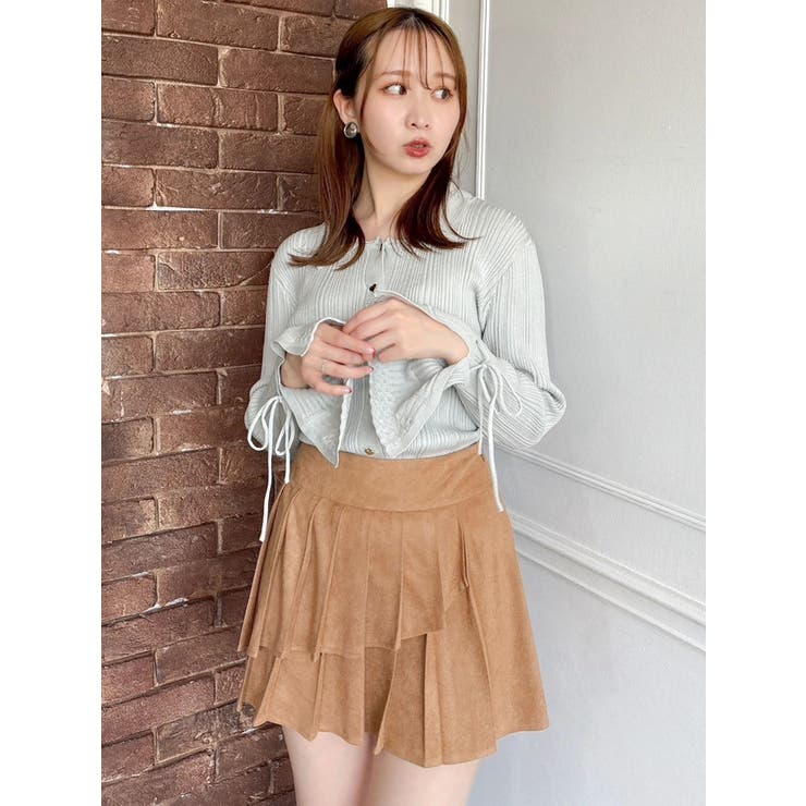 アイレットスリーブニットトップス | dazzlin | 詳細画像16 