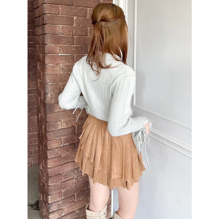 アイレットスリーブニットトップス | dazzlin | 詳細画像17 