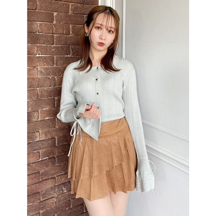 アイレットスリーブニットトップス | dazzlin | 詳細画像19 