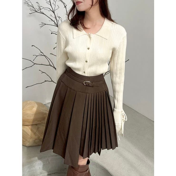 アイレットスリーブニットトップス | dazzlin | 詳細画像2 