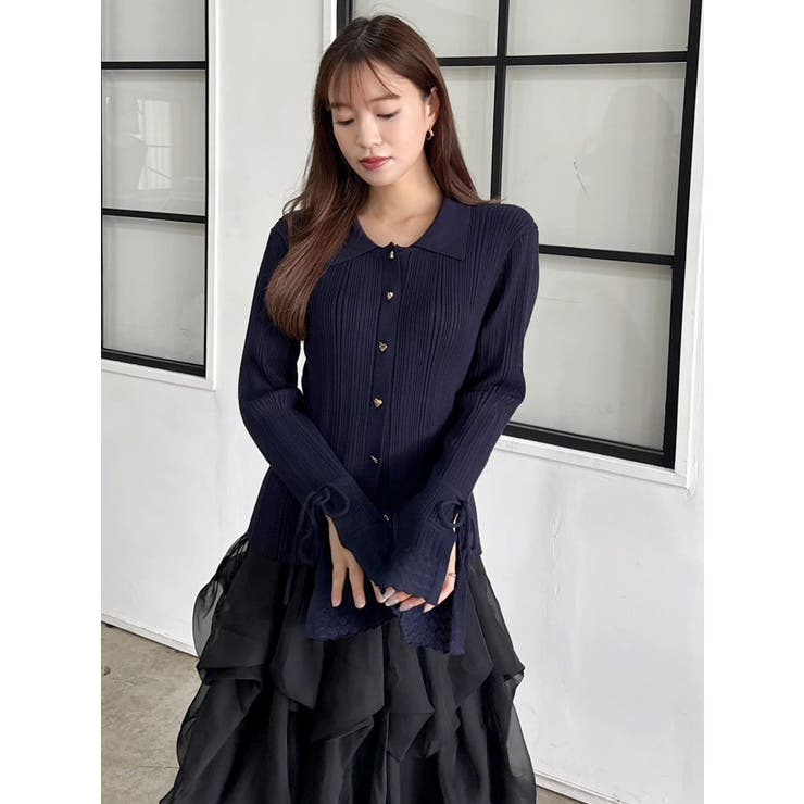 アイレットスリーブニットトップス | dazzlin | 詳細画像21 