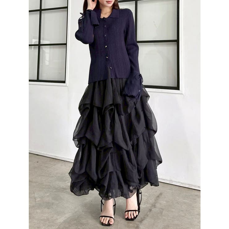 アイレットスリーブニットトップス | dazzlin | 詳細画像23 