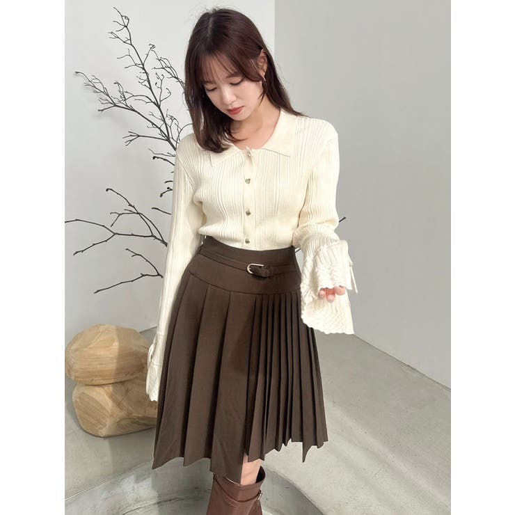 アイレットスリーブニットトップス | dazzlin | 詳細画像3 