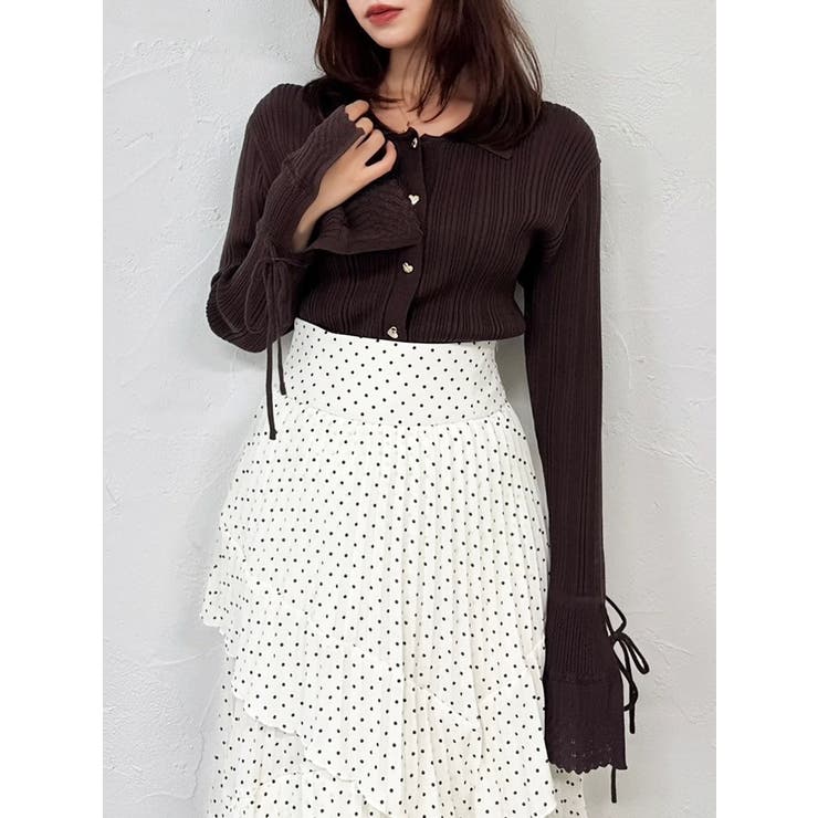 アイレットスリーブニットトップス | dazzlin | 詳細画像40 