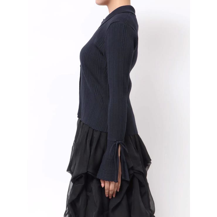 アイレットスリーブニットトップス | dazzlin | 詳細画像43 