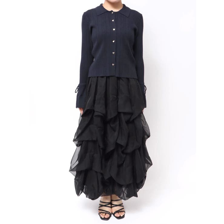 アイレットスリーブニットトップス | dazzlin | 詳細画像49 