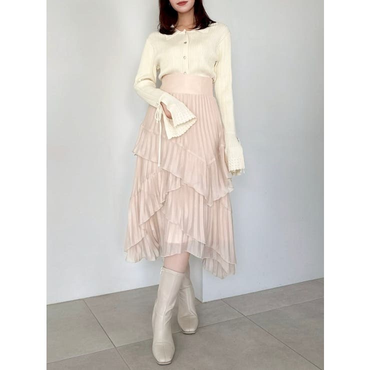 アイレットスリーブニットトップス | dazzlin | 詳細画像9 