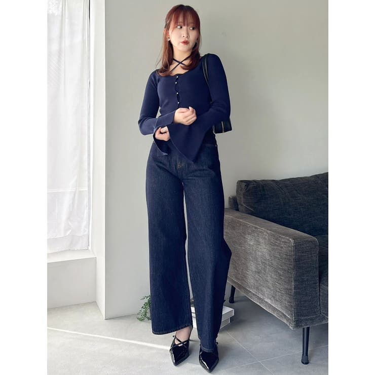 20周年記念復刻！】カーデタイトトップス[品番：MKSW0066835]｜dazzlin