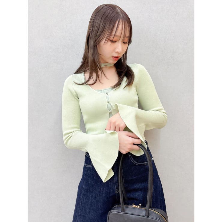 カーデタイトトップス dazzlin（ダズリン） レディース ニット カーデタイトトップス