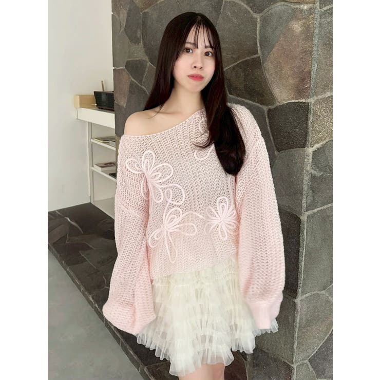 モヘアライクルーズニット[品番：MKSW0066836]｜dazzlin（ダズリン）の