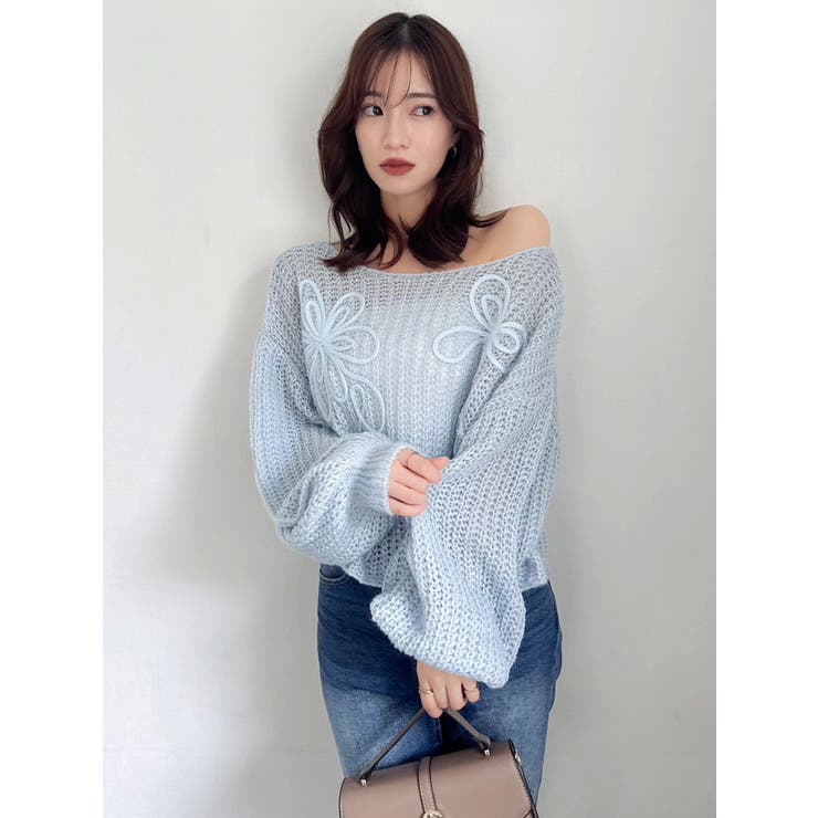 モヘアライクルーズニット | dazzlin | 詳細画像28 